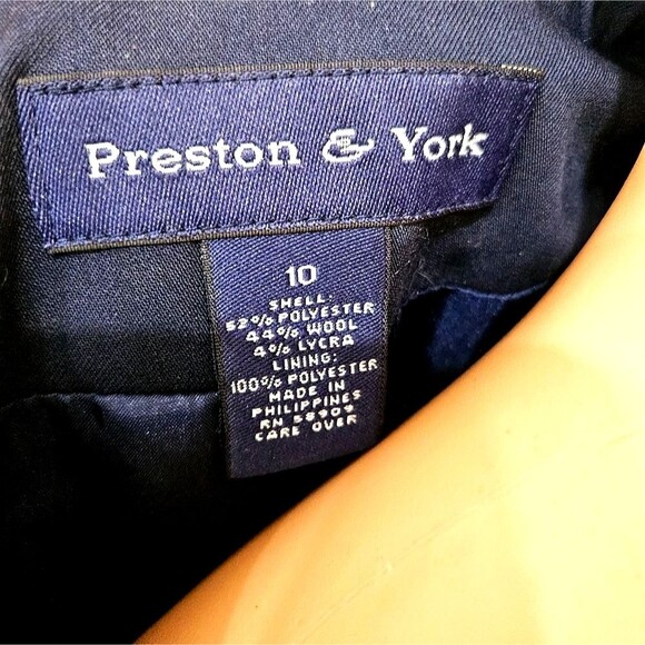 Preston & York Navy Blue Women's Blazer - Picture 7 of 7